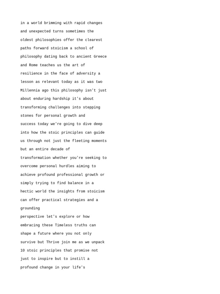 (English (Auto-Generated) ) 10 Stoic Rules To FIX Your NEXT 10 YEARS ...