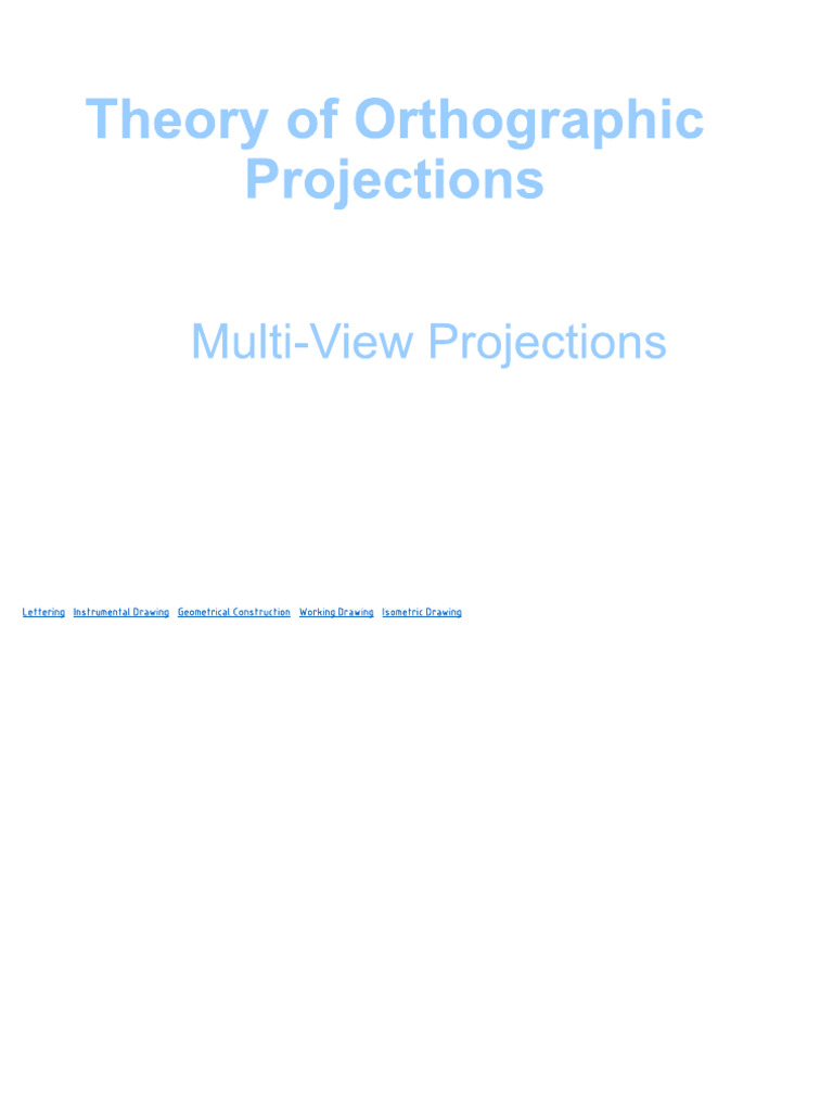 Module 3 - Multi-View Projections | PDF