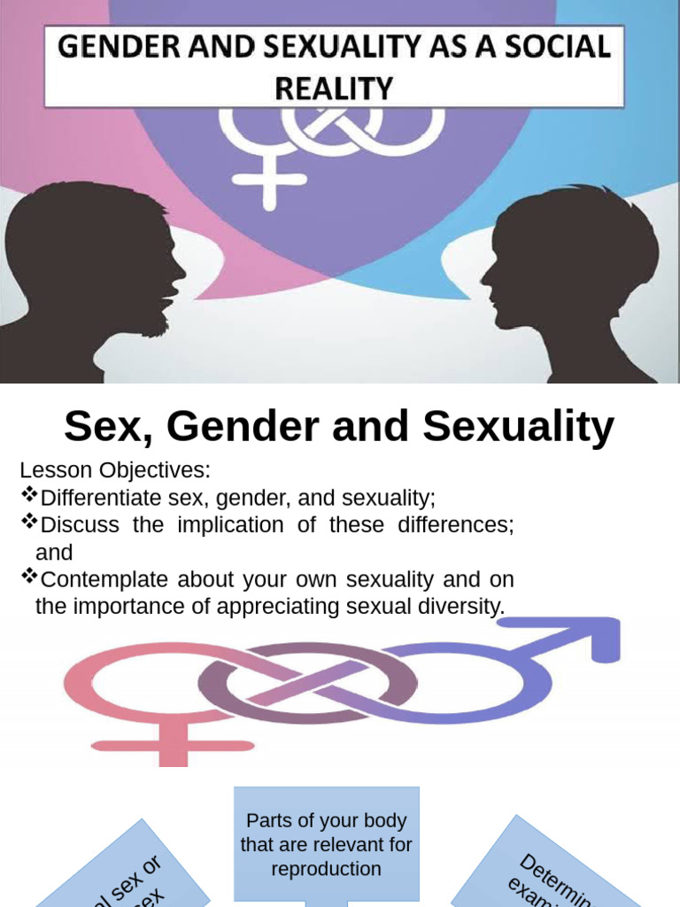 Lesson 1. GENDER AND SEXUALITY AS A SOCIAL REALITY1 | PDF