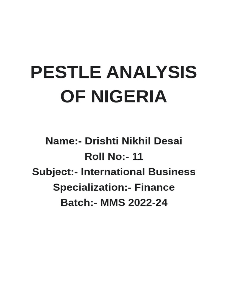 Nigeria Pdf