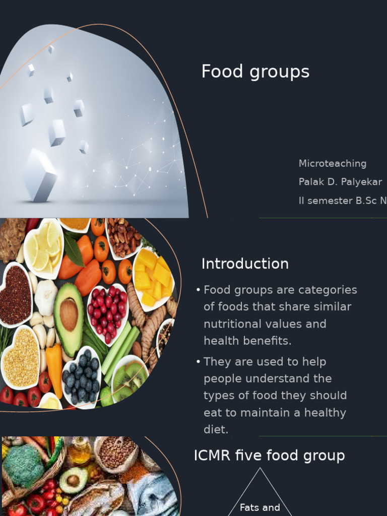 Food Groups | PDF