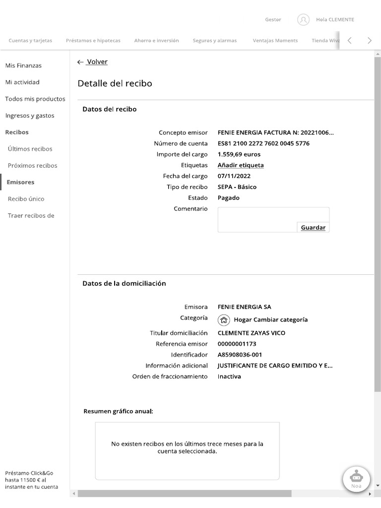 Justificante de Pago | PDF