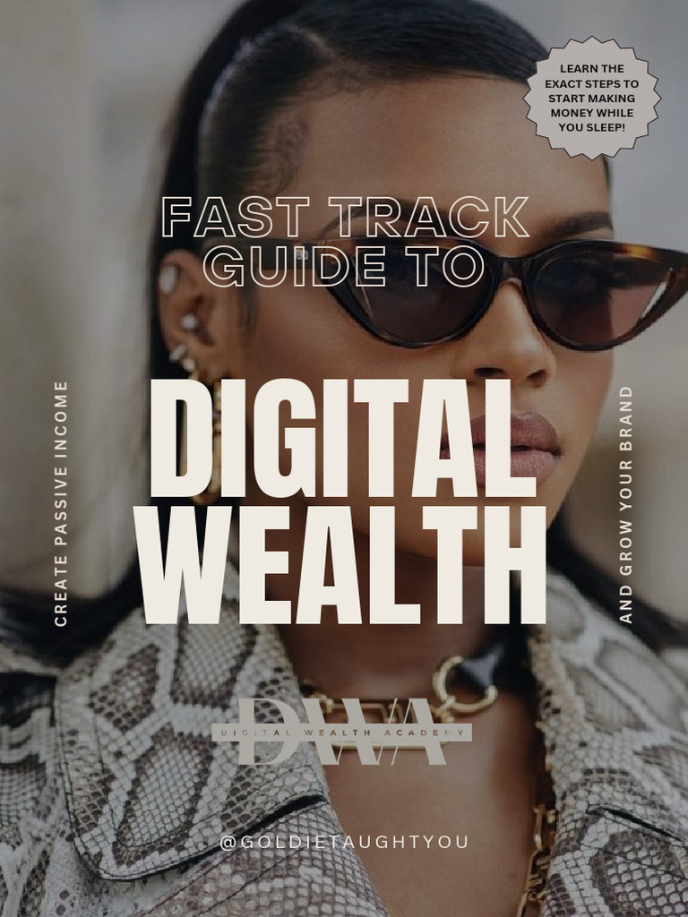 Photo inspiration: Visual Reference: Fast Track Digital Wealth Freebie