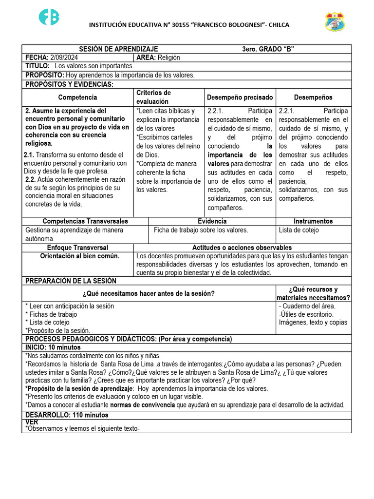 7 sesi n de religion 2 09 2024 pdf