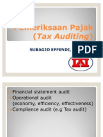 Pemeriksaan Pajak (Tax Audit)