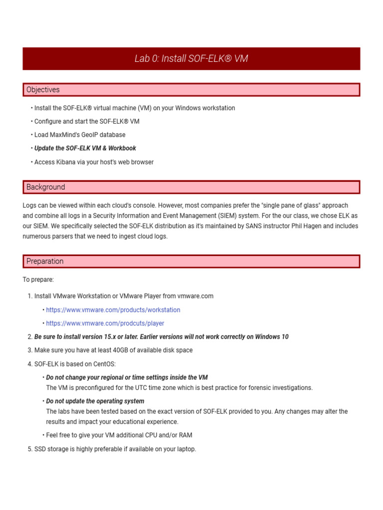 Lab setup instructions for509 v01 pdf