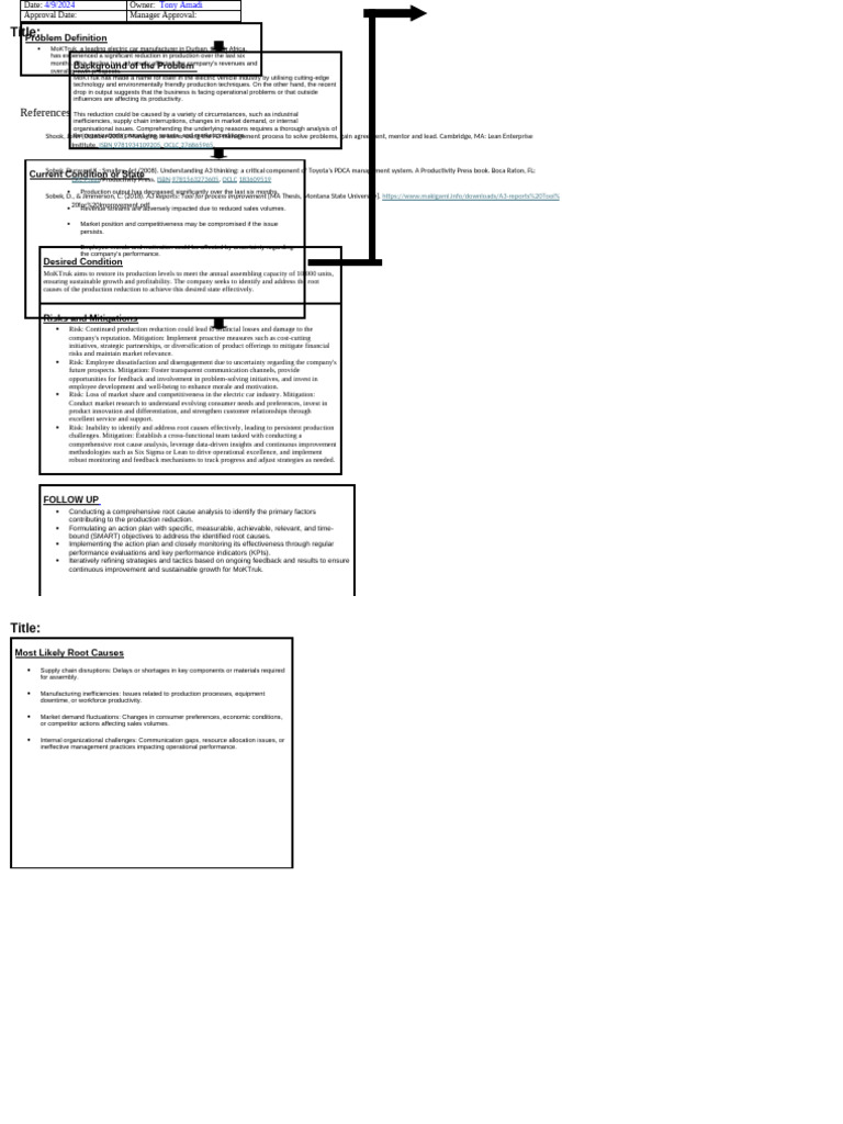 A3 Report | PDF