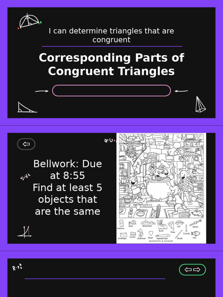 Module 3 Lesson 6 Congruent Triangles | PDF
