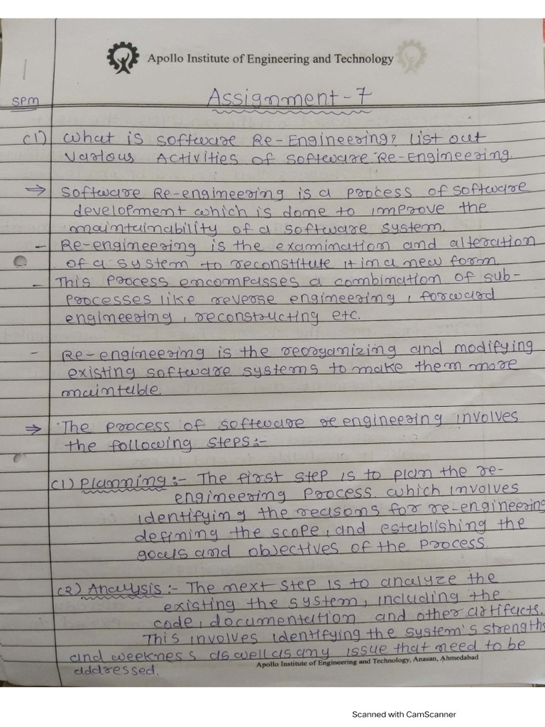 SPM Assignment 7 | PDF