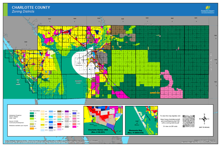 Charlotte County Zoning Map Overview | PDF | Geodesy | Geographical ...