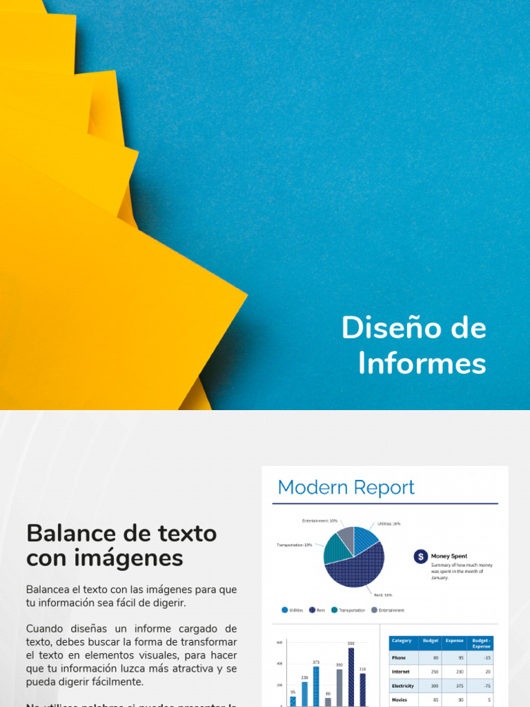 Diseño Efectivo de Informes Visuales | PDF | Infografia | Diseño