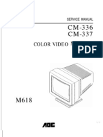 AOC Color Monitor CM-336,337 Parts & Service