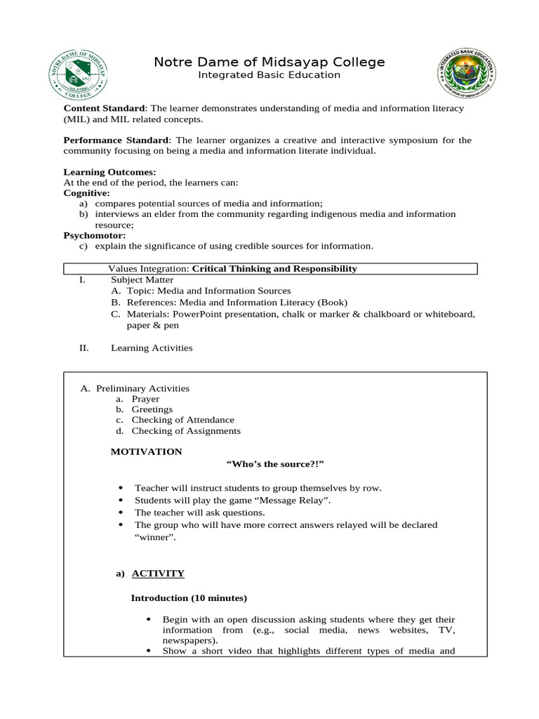 4 Media and Information Sources | PDF