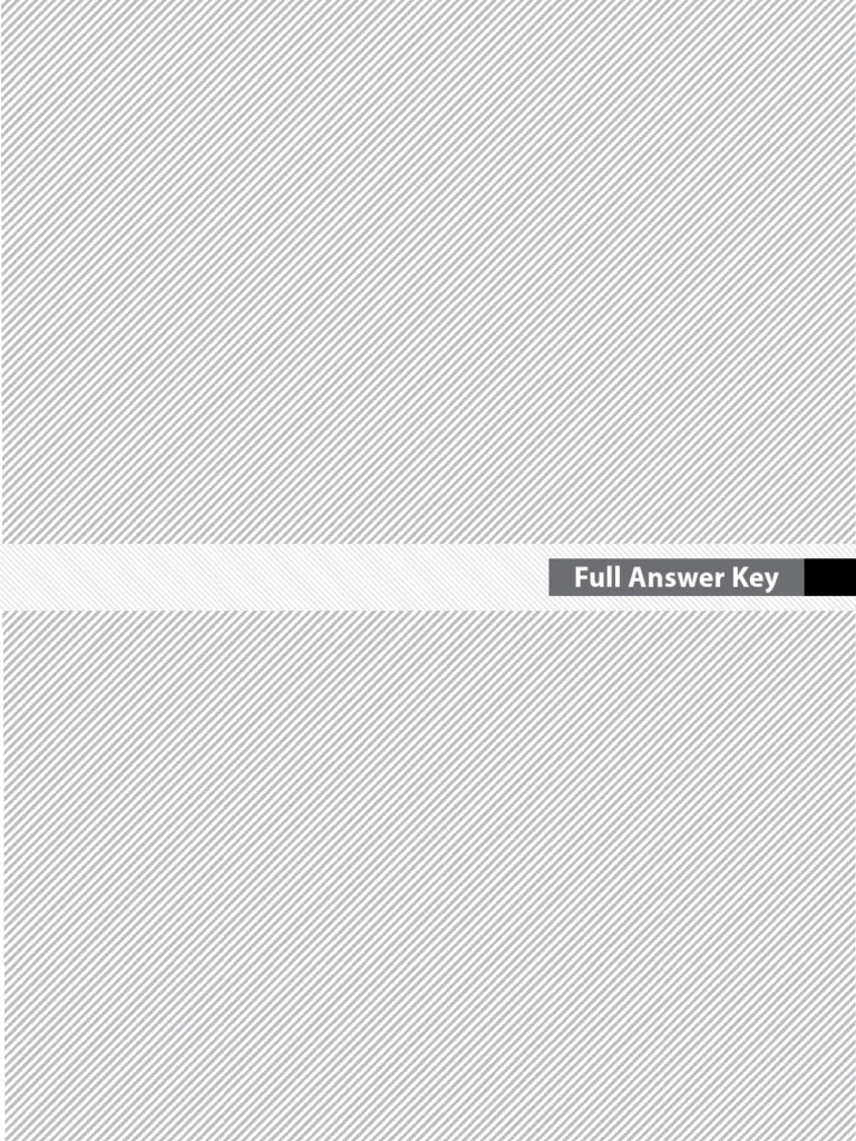 TOEIC Skills Answer Key | PDF | Plural | Question