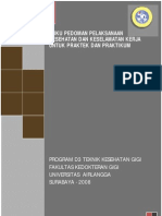 Buku Pedoman Pelaksanaan Kesehatan Dan Keselamatan Kerja untuk Praktek dan Praktikum