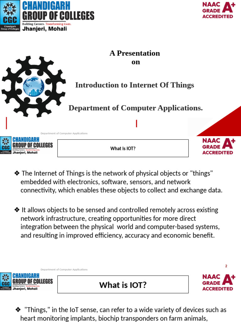 IoT - Unit 1 | PDF