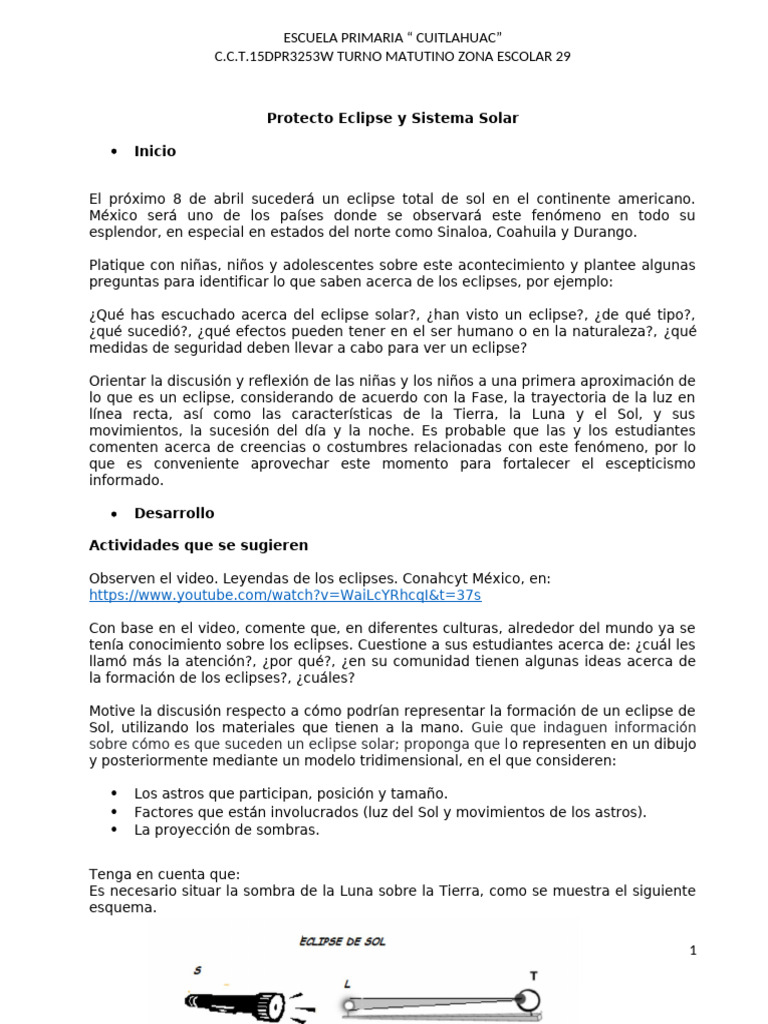 Proyecto Eclipse | PDF