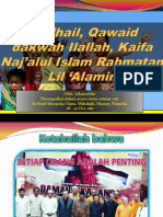 Fadhail, Qawaid Dakwah &amp Kaifa Naj'Alul Islam Rahmatan Lil 'Alamin