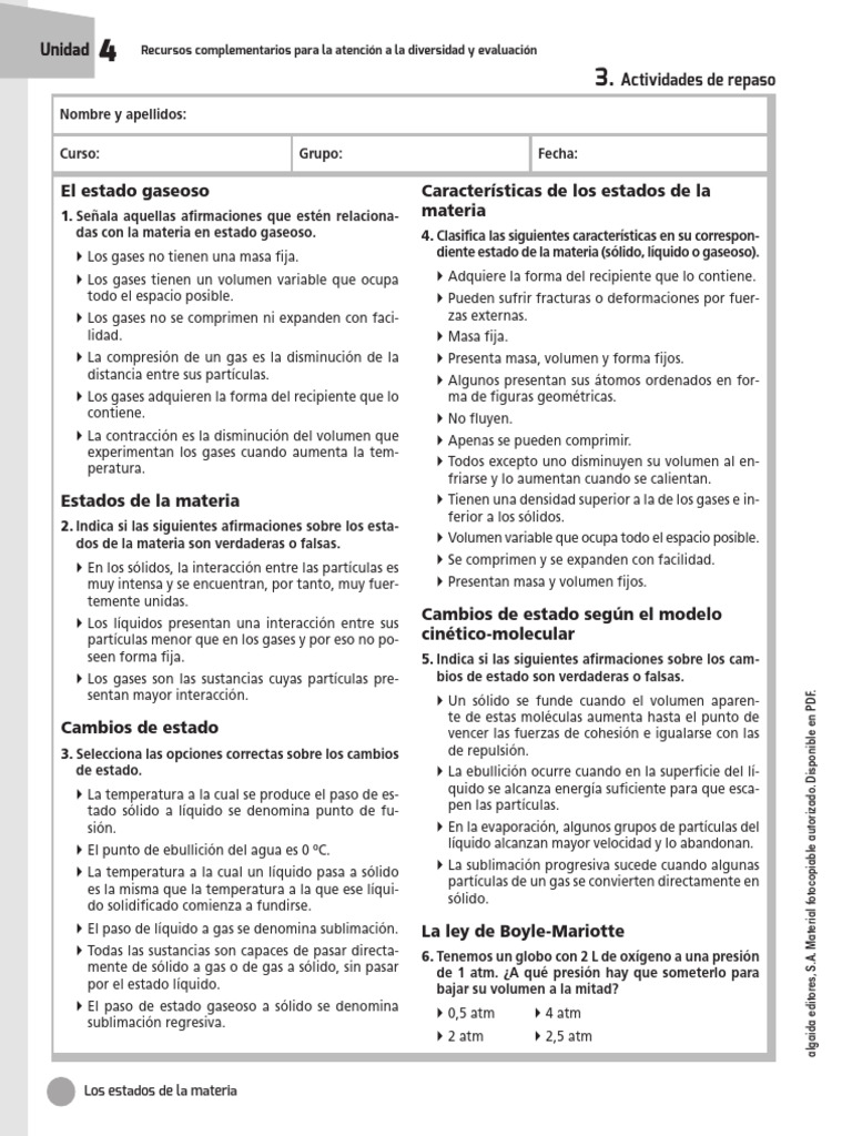 03 U4 Actividades Repaso | PDF