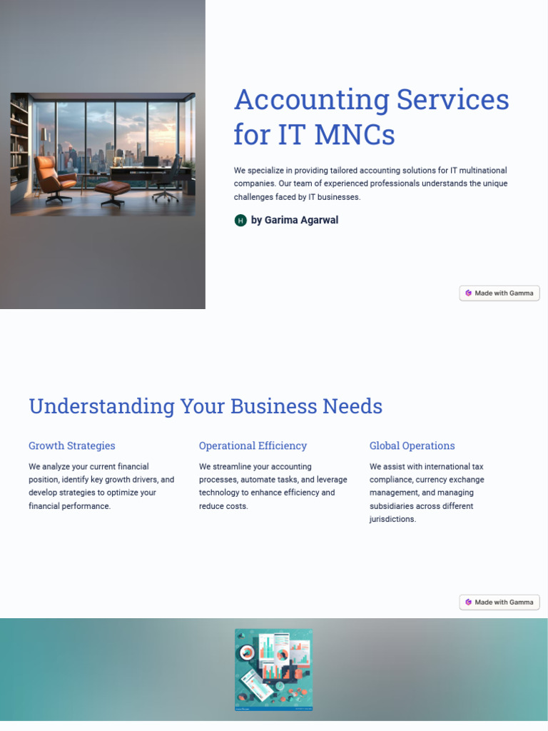 Accounting Services For IT MNCs | PDF | Regulatory Compliance | Accounting