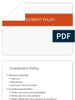 Investment Policy