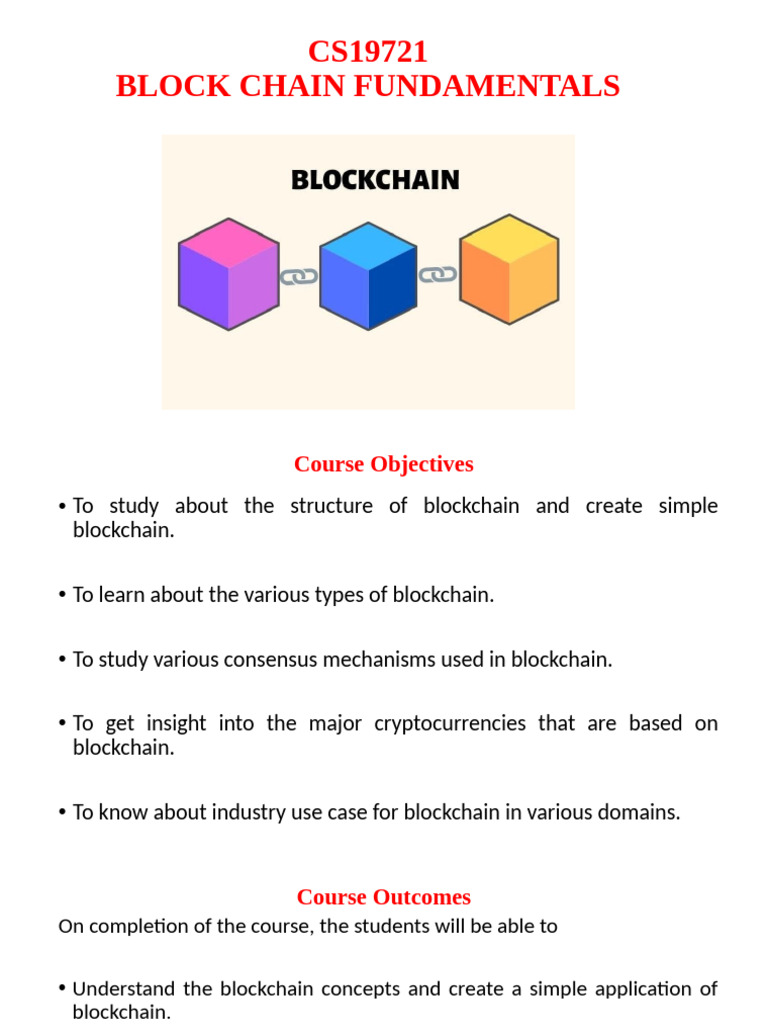 Block Chain Intro | PDF