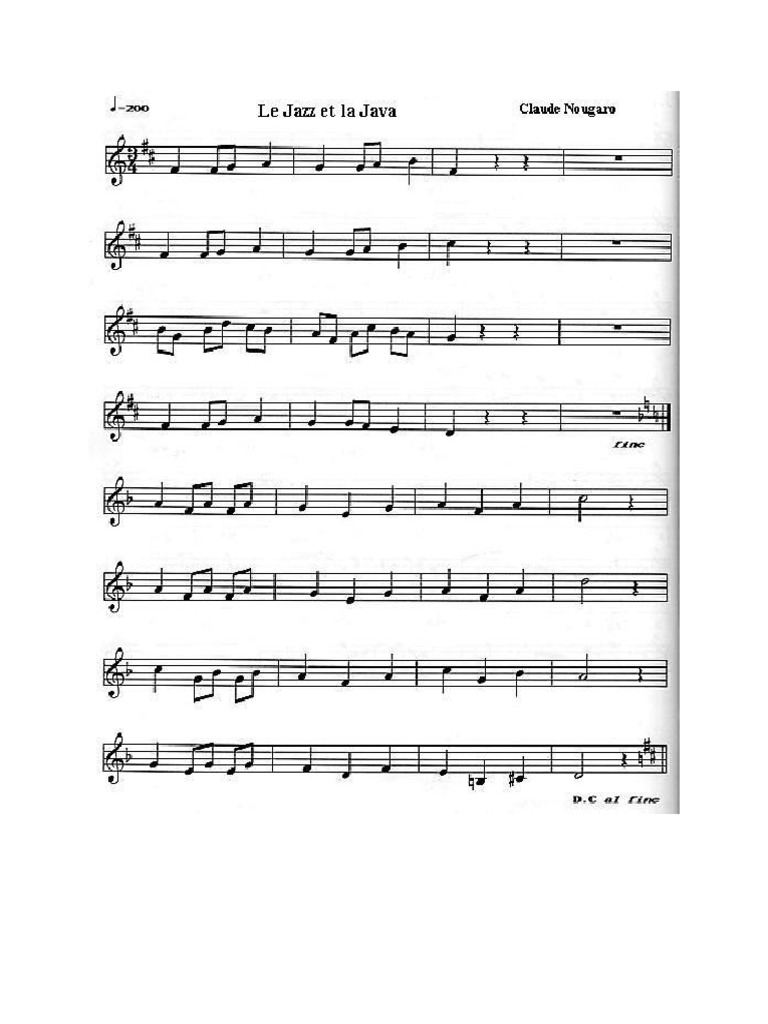 Le Jazz Et La Java | PDF