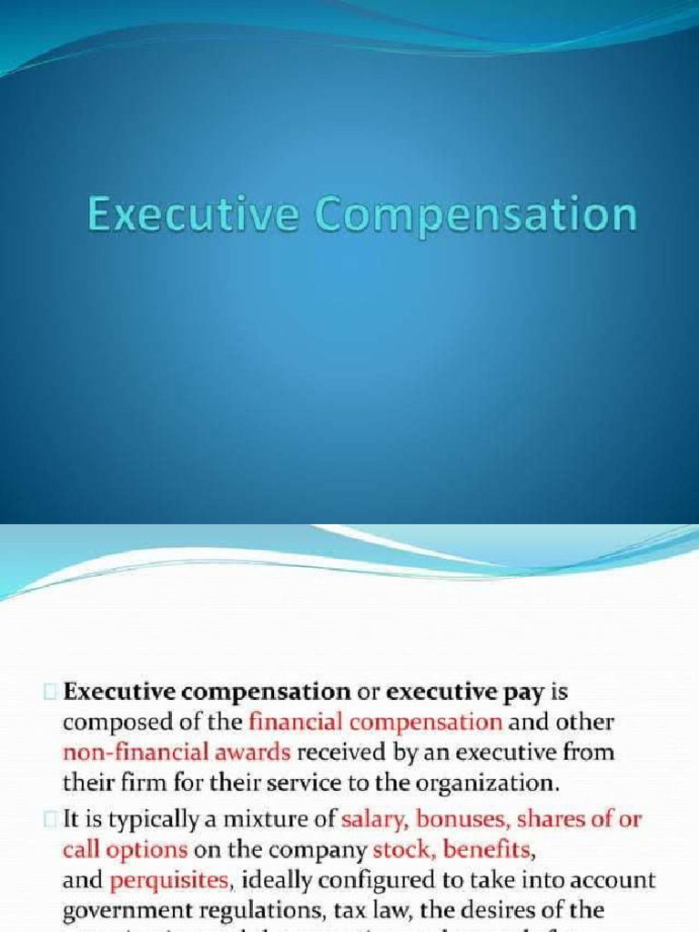 Executive Compensation | PDF