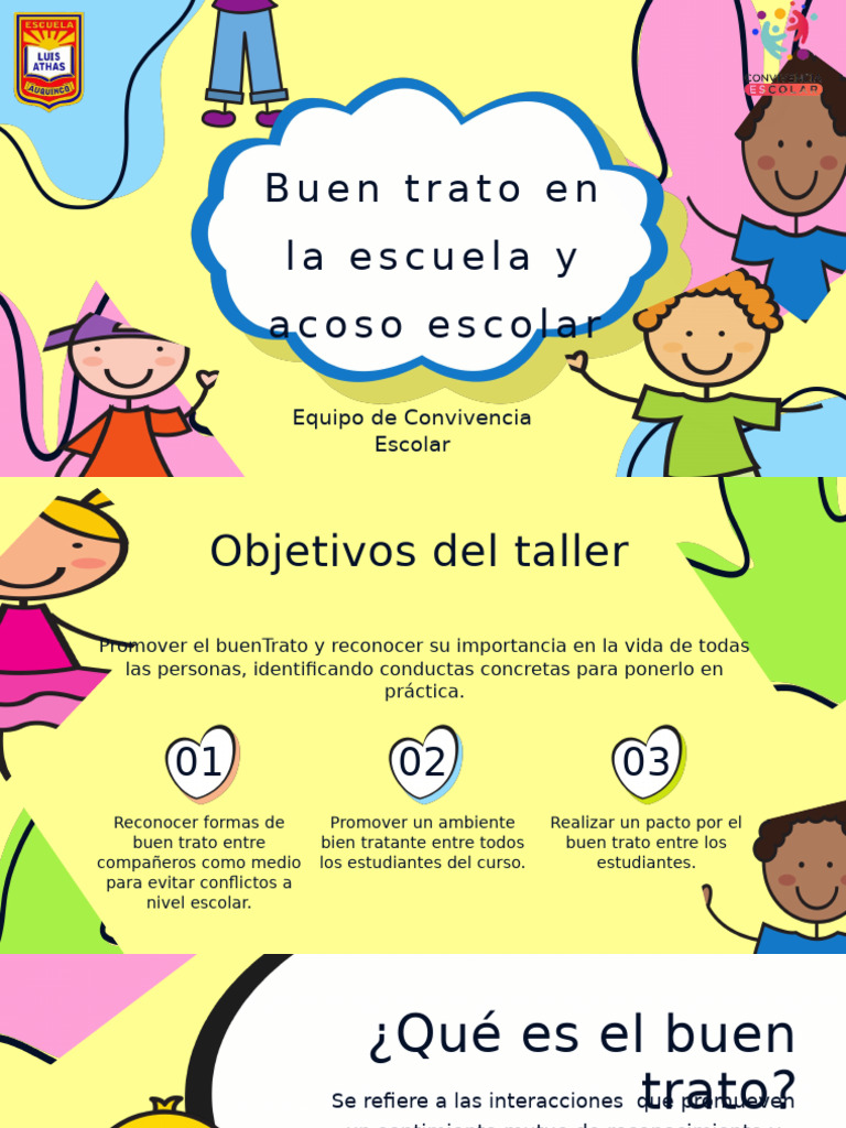 Buen trato y acoso escolar en la escuela | PDF | Agresión | Psicología ...