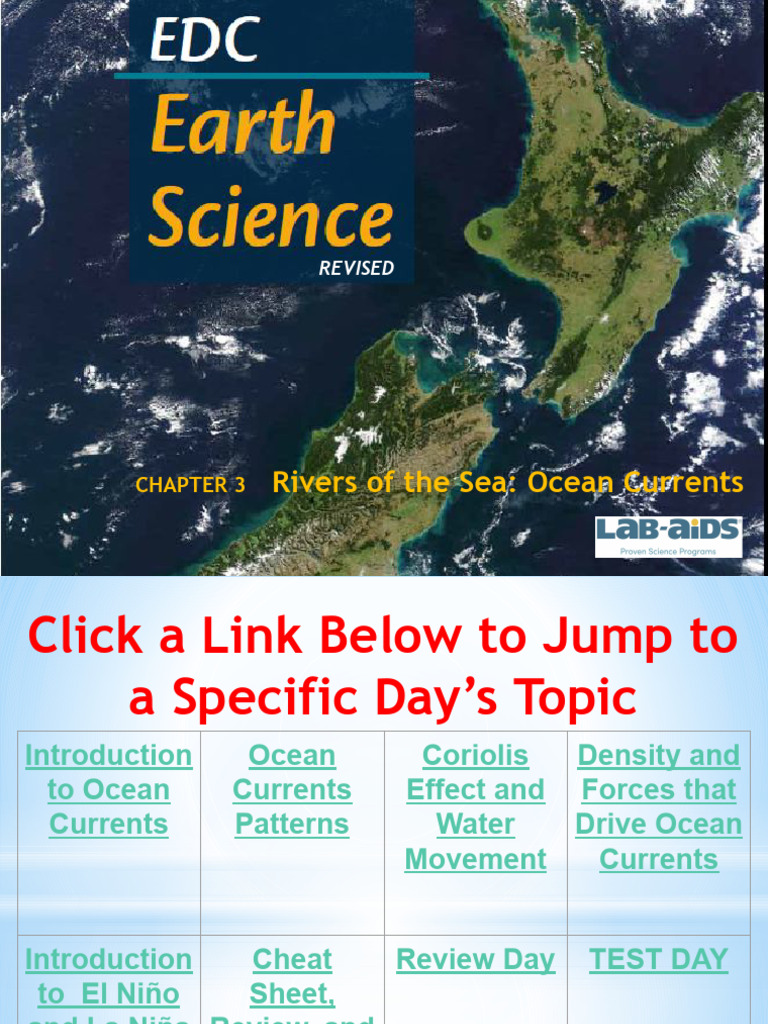 Chapter 3 - Rivers of The Sea - Ocean Currents - Teacher | PDF
