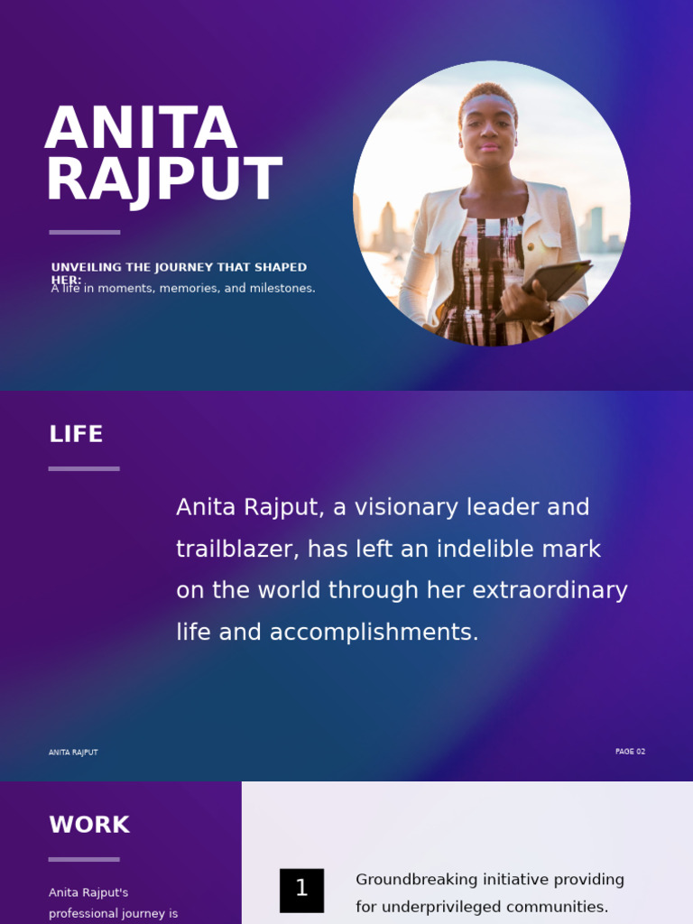 Anita Rajput: Unveiling The Journey That Shaped Her | PDF