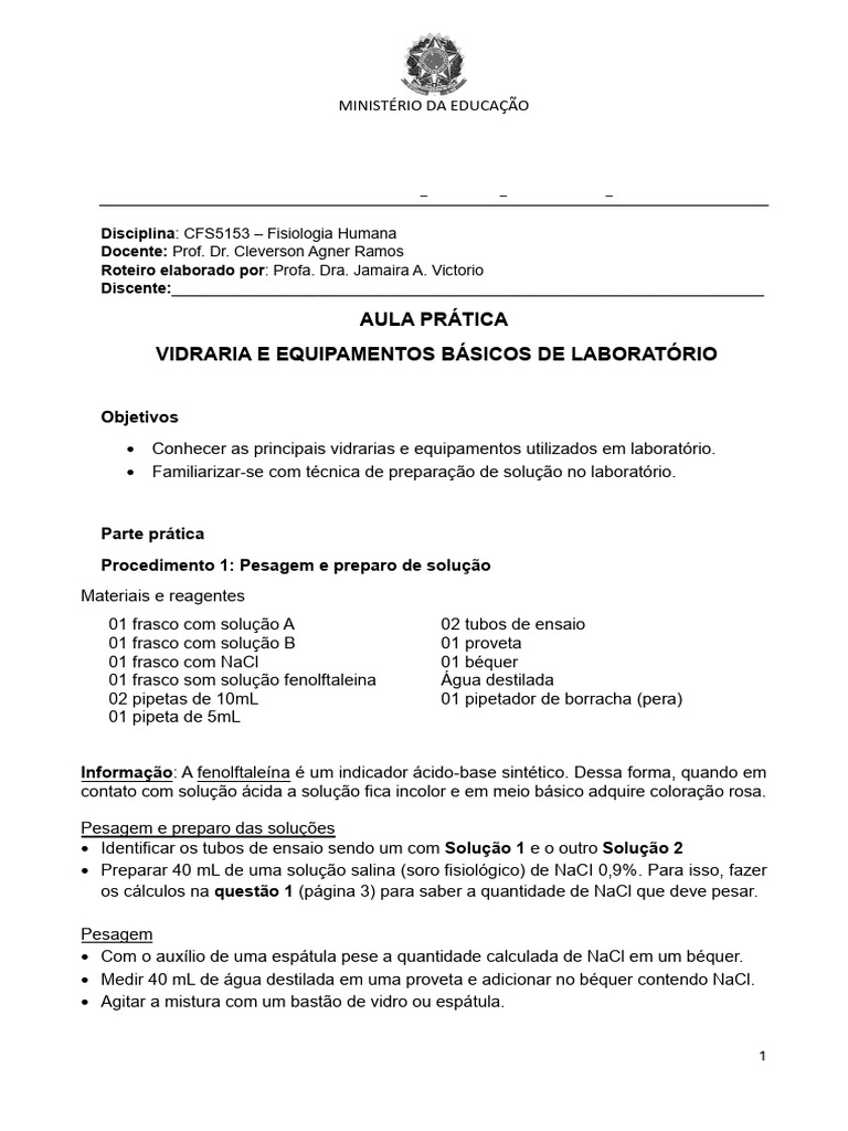 Vidrarias e Equipamentos de Laboratório | PDF | Válvula