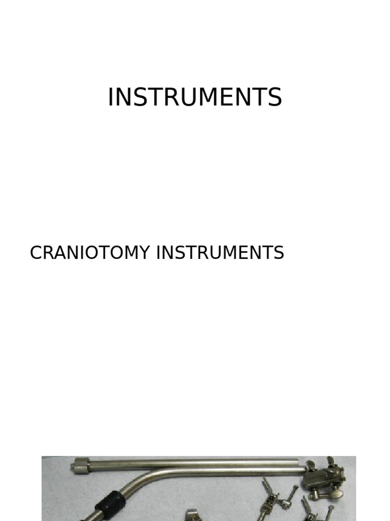 Neurosurgery Instruments | PDF