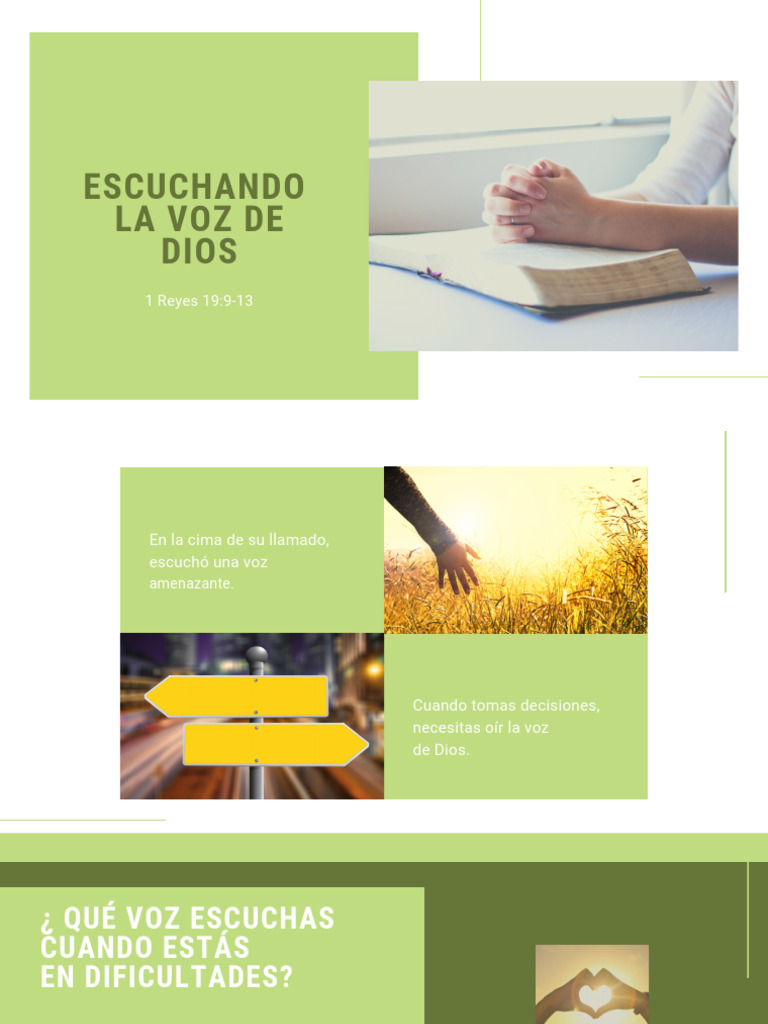 Escuchando La Voz de Dios | PDF