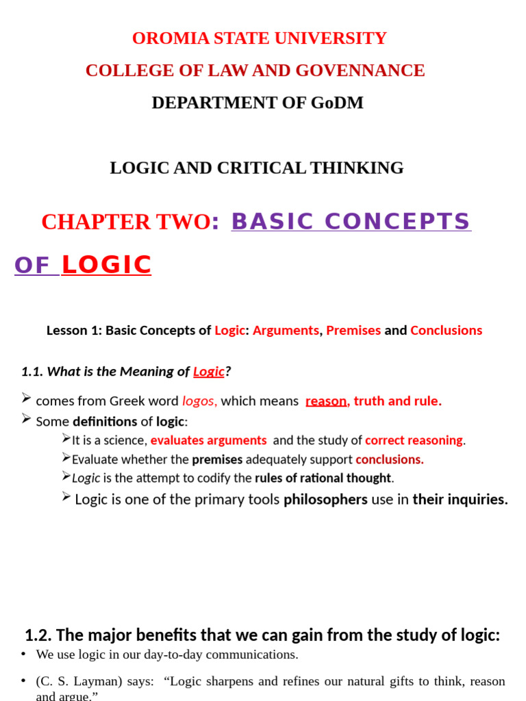 Logic 2 | PDF
