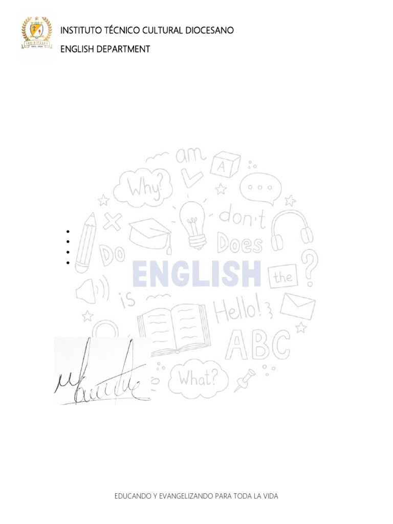 English Department Pdf