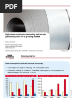 12HighClassCA Hot Dip Galvanizing Lines SMS Siemag