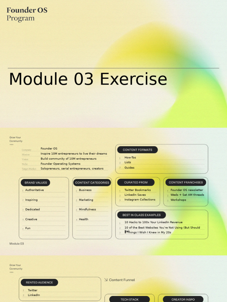 02-Module 03 Exercise | PDF
