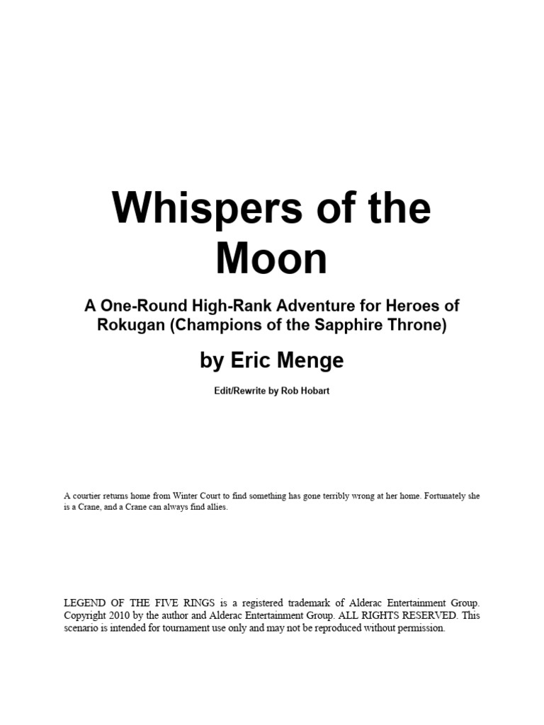 Whispers Of The Moon Pdf
