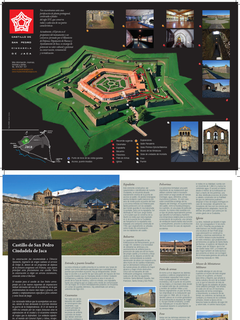 Plano Guia Ciudadela de Jaca | PDF