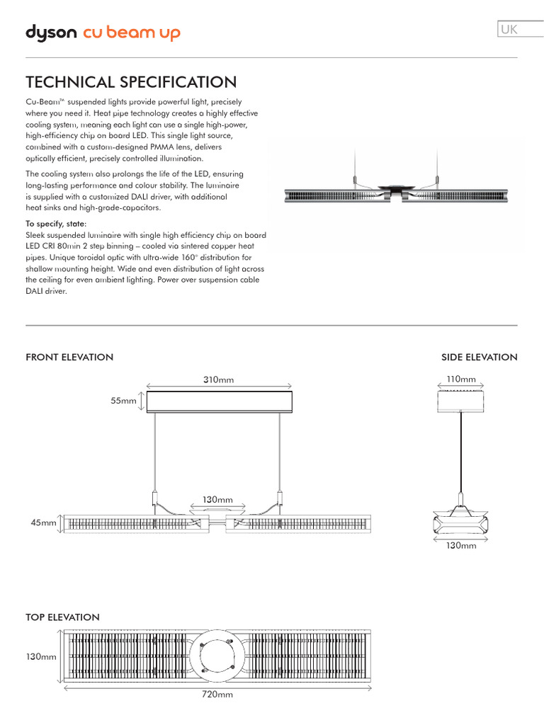 GBRUAEen CuBeam uplight Technical Specification PDF