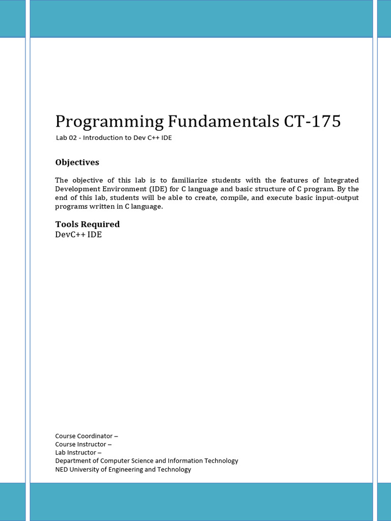 Lab 02 | PDF