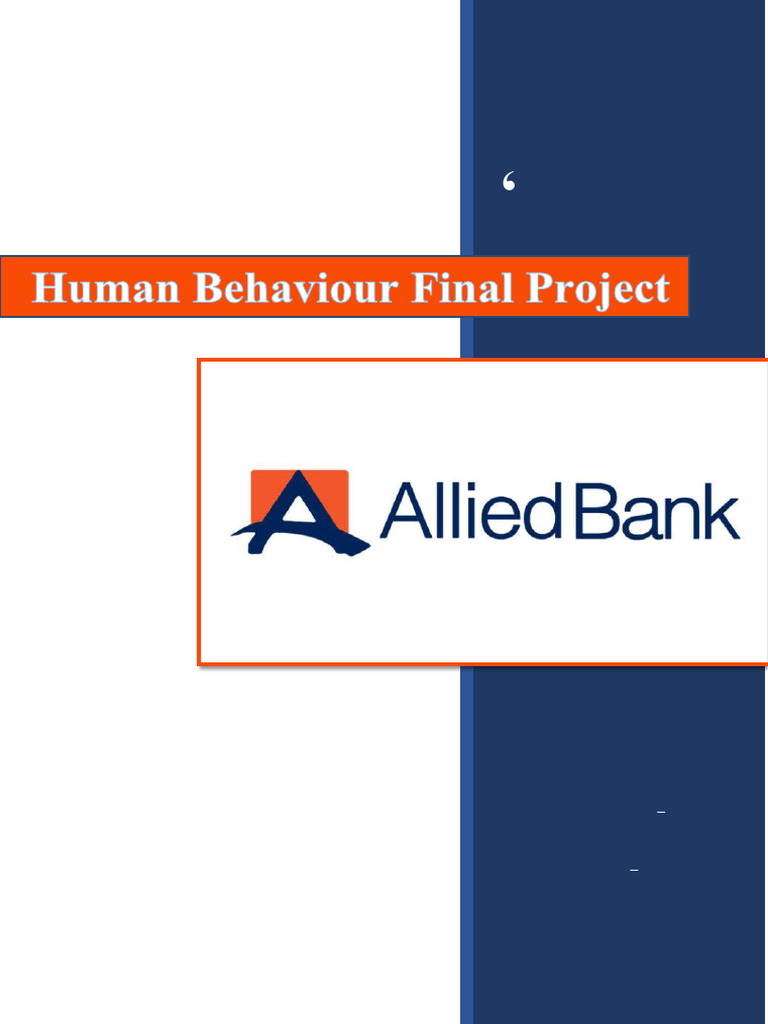 Human Behaviour Project (Final) | PDF