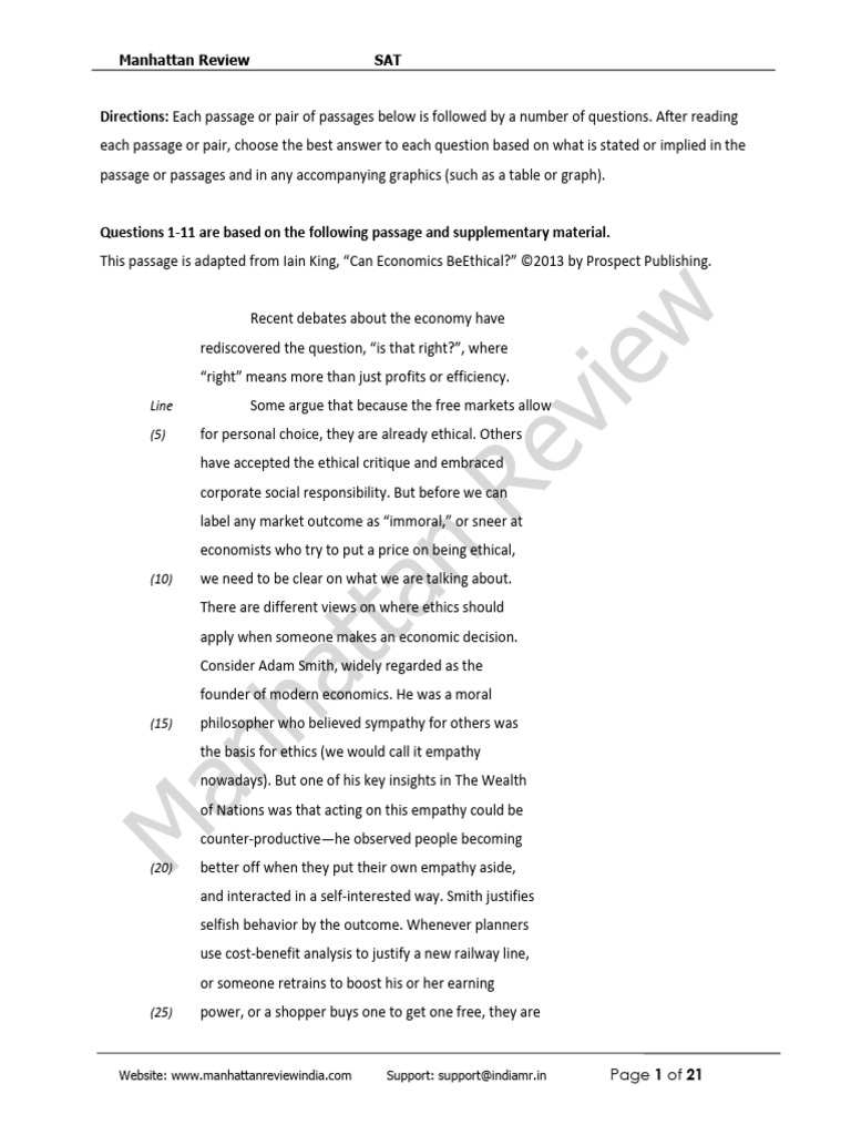 Sat Practice Test Reading 3 Pdf