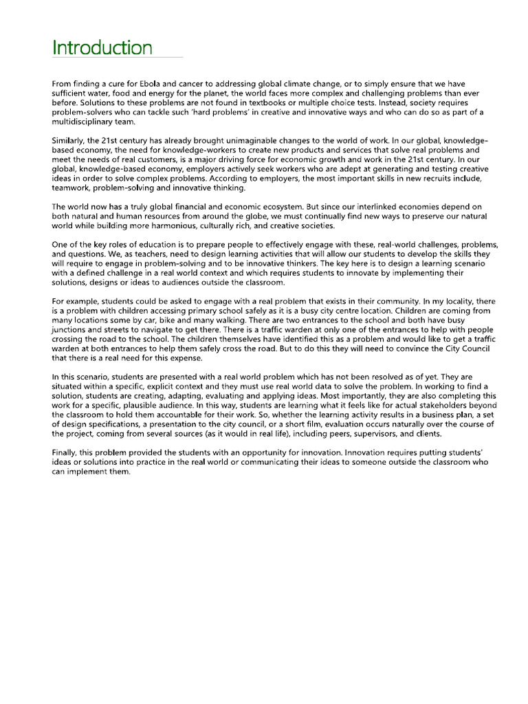 Real World - Problem Solving | PDF
