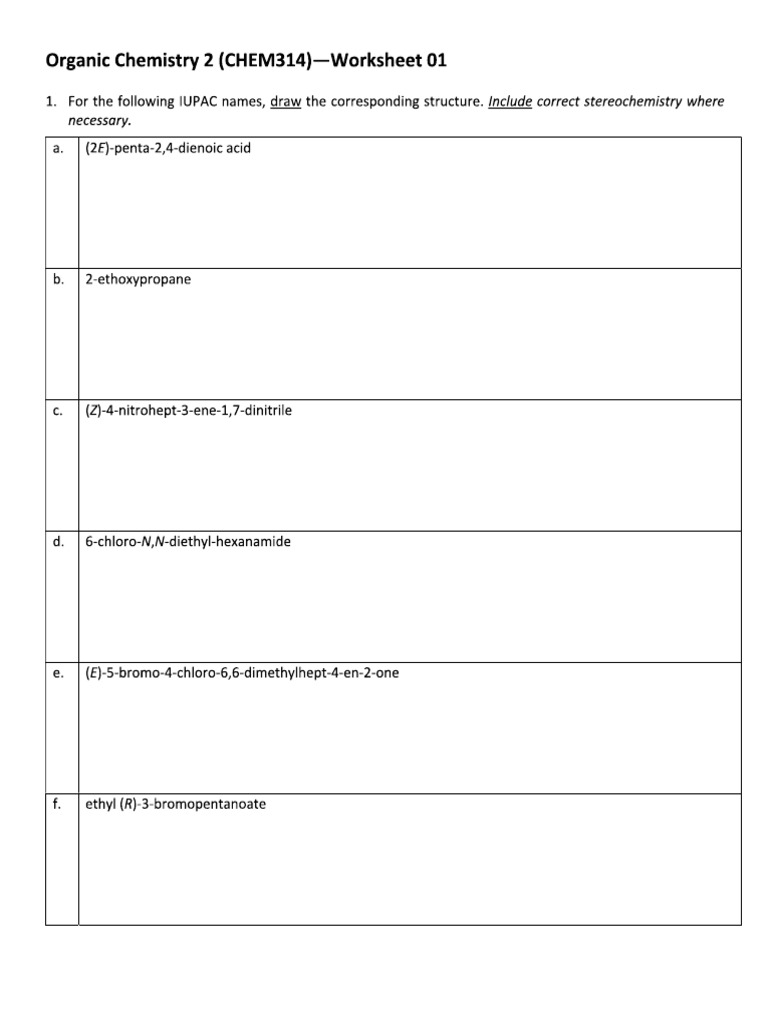 314 Worksheet 01 | PDF