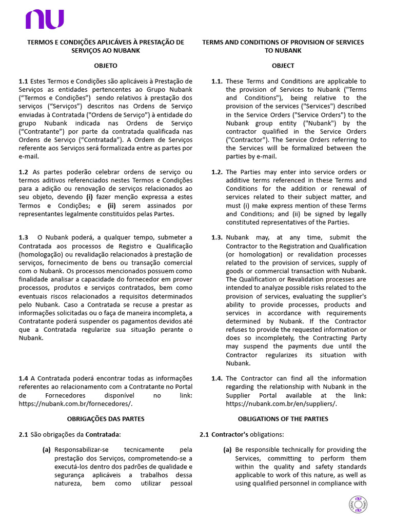 PT Termos e Condicoes | PDF