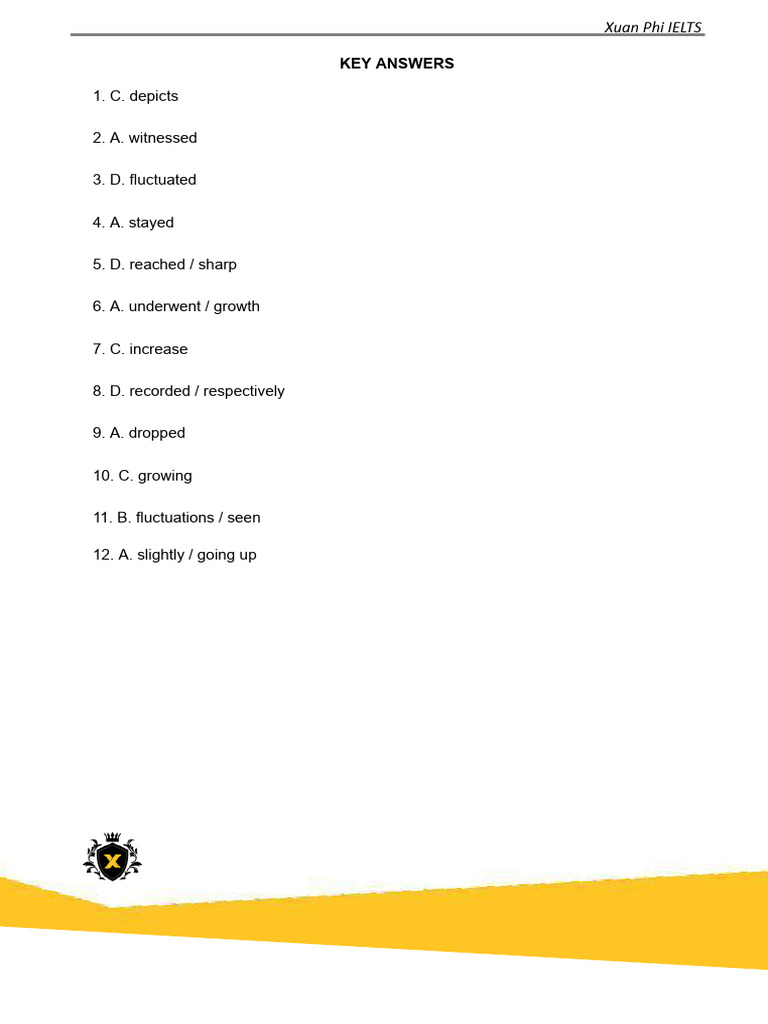 Key Answers - Line Graph Practice 1 | PDF