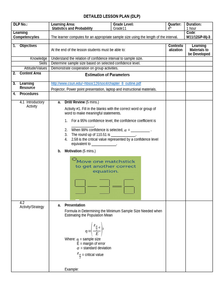 DLP - Statistics and Probability | PDF