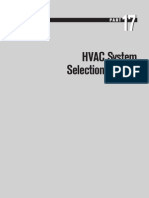 HVAC System Selection Criteria: Hvac Equations, Data, and Rules of Thumb